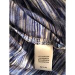 Cable & Gauge Blue and White Heathered Sleeveless Maxi Dress Photo 12