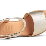 Sperry Gold Leather Espadrille Ankle Strap Open Toe Ankle Strap Shoes, Size 7 Photo 7