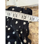 Topshop Women's High Waist Polka Dot Shorts in Black and White, Size 4 Photo 5