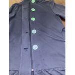 Matilda Jane  A Million Little Things Jacket Small Blue Zip Button Up Peacoat Photo 6