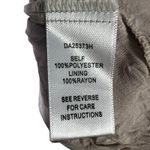 Aakaa  Metallic Floral Long Sleeve Mini Dress Womens S Gray Glam Festive Coquette Photo 6