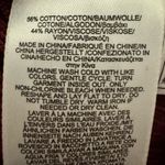 Brooks Brothers  Women's Cotton Blend Cable Knit Sleeveless Sweater Maroon Size L Photo 5