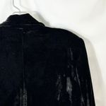 Rachel Zoe  Medium Blazer Jacket Black Velvet Double Breasted Dark Academia 868 Photo 9