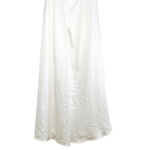 Mac Duggal  One Shoulder White Satin Ruched Faux Wrap Gown Dress Size 14 26654 Photo 10