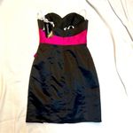 Hannah S bow rhinestone strapless dress padded Photo 5