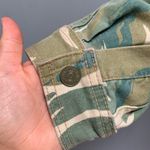 MOTHER The Fly Away Denim Jacket in Tropical Camo XS Photo 7