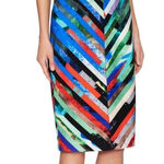 Milly  mirage striped skirt 6 Photo 0