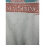 Hanes Vintage Large Sweatshirt Palm Springs Pastel Graphic White USA Desert CA Photo 12