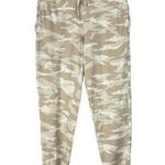 Athleta Small Balance Printed Jogger Sweatpants Camo Stretch Pockets Oatmeal Tan Photo 0