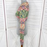 Gabrielle Union Marled Rainbow Knit Shrug Sweater Long Sleeve Multicolor Medium Photo 1