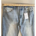 NEW Stitch Fix Jeans Womens 34" Skinny Rough Hem High Rise Denim Stretch Travel Blue Photo 5