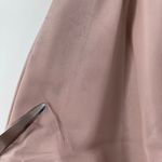 EXPRESS  Skirt Size Medium Faux Leather Taupe Pink NWT Cinch Waist Pull On Pocket Photo 4
