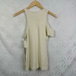 AGOLDE Anthropologie Val Asymmetric Cream Tee Size M NWT Photo 10