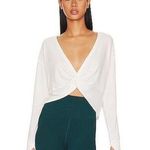 Spiritual Gangster  Reversible Twist Front Top in Stone small Photo 0