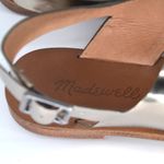 Madewell Toe Ring Crossover Leather Sandals Slingback Flats Silver Women's 7.5 Photo 5