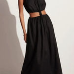 Faithfull the Brand Zeta Cutout Midi Dress 4 / Small Photo 0
