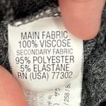 ZARA W&B Collection 3/4 Sleeve Two-Tone Top Women’s Size Small in Black & Gray Photo 3