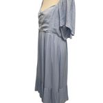 Nsr Light Blue Maxi Flowy Dress Photo 2