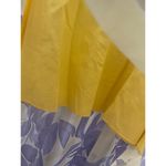 SVELTO STELLA 3/4 SLEEVE YELLOW PURPLE LEAVES PATTERN US SIZE 12 PEARLS Photo 11