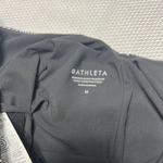 Athleta  Black and Purple One Piece Swimsuit V-Neck Artistic Design Photo 3