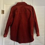 Madewell  Shacket Size XS Rust Mahogany Corduroy Twill Oversized Shirt Jacket Photo 4