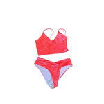 SheIn Women's Orange Shimmer Bikini Set L Photo 2