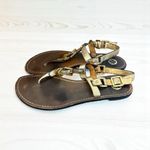 Tory Burch  Metallic Gold Sandals size 7 Photo 1
