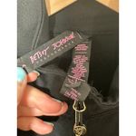 Betsey Johnson  Performance Full Zip Jacket Black Athletic‎ Activewear Women's SM Photo 2