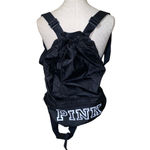 PINK - Victoria's Secret Victoria's Secret PINK Convertible Backpack/Fanny Pack Black/White Photo 1