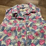 Vineyard Vines  Pineapple Print Shirt Dress, sz 2 Photo 3
