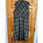 W By Worth Women’s  Plaid Argyle Wool Blend Textured Workwear Zip Up Sheath Dress Photo 3