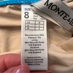 MONTE & LOU Mid Rise Ruched Swim Bottoms NEW Size 8 AU/ 4 US Blue Photo 4