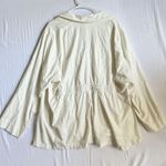 Torrid  Womens Studio Linen Blazer Ivory 2 Button Plus Size Shirt 4X Photo 6