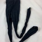 M/L Black Thick panty hose tights Photo 4