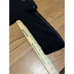 Vince  Black Shift Dress Contrast Arms Sz 4 Wedding Guest‎ Formal Poly  Leather Photo 6