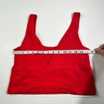 Urban Outfitters Out From Under Red Cross Deep-V Ribbed Red Cropped Tank Top XL Photo 5