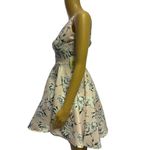 B Darlin NWT B. Darlin Pink Floral Fit & Flare Puff Skirt 50s Housewife Dress Size 4 Photo 3