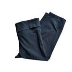 PINK - Victoria's Secret VTG Pink Victoria’s Secret Fold Over Spell Out Sequin Capri Leggings Black Sz M Photo 1