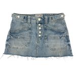 Free People We The Free x REVOLVE Izzie Denim Mini Skirt Size 25 boho girlie Photo 3