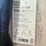 Athleta Women's Sporty Athletic Racerback Lightning Print Support Top Sz XS Photo 10