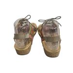 L'ATISTE Spring Step L'Artiste 38 (7.5- 8 )Loma Lace Up Cork Wedge Sandals Photo 2