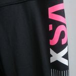 Victoria's Secret VSX sport knockout tight leggings in black, white and pink size medium. Photo 4
