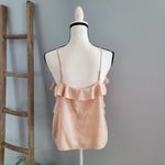EXPRESS Pink Tiered Spaghetti Strap Camisole Top M Photo 1