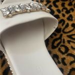 Karl Lagerfeld  White Crystal Slide Sandals Photo 5