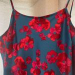 Daytrip Women's M Floral Satin Slip Midi Dress Party Cocktail Photo 2