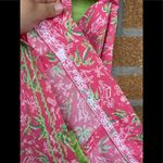 Lilly Pulitzer  Pink Green  Strapless Casual Dress size 8 Photo 6