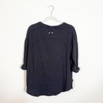 Free People We The Free Redone Tee Shirt Black Small Photo 5