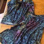 Jenni Y2K multi colored Groovy 2 pc pajama set by woman’s size M Photo 0