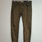 Burberry  Brit olive green Burrington Skinny Cropped Leg jeans Photo 0