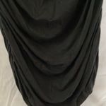 CAbi : Black Shimmy Ruched Tunic Dress (Style 176)- size Small Photo 3